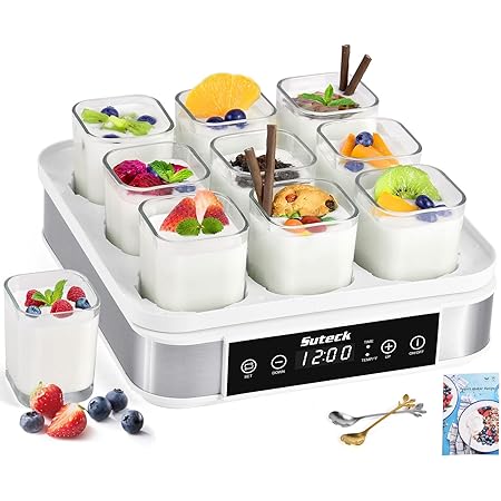 Yogurt Maker Machine, Stainless Steel Inner Container Electric Yogurt