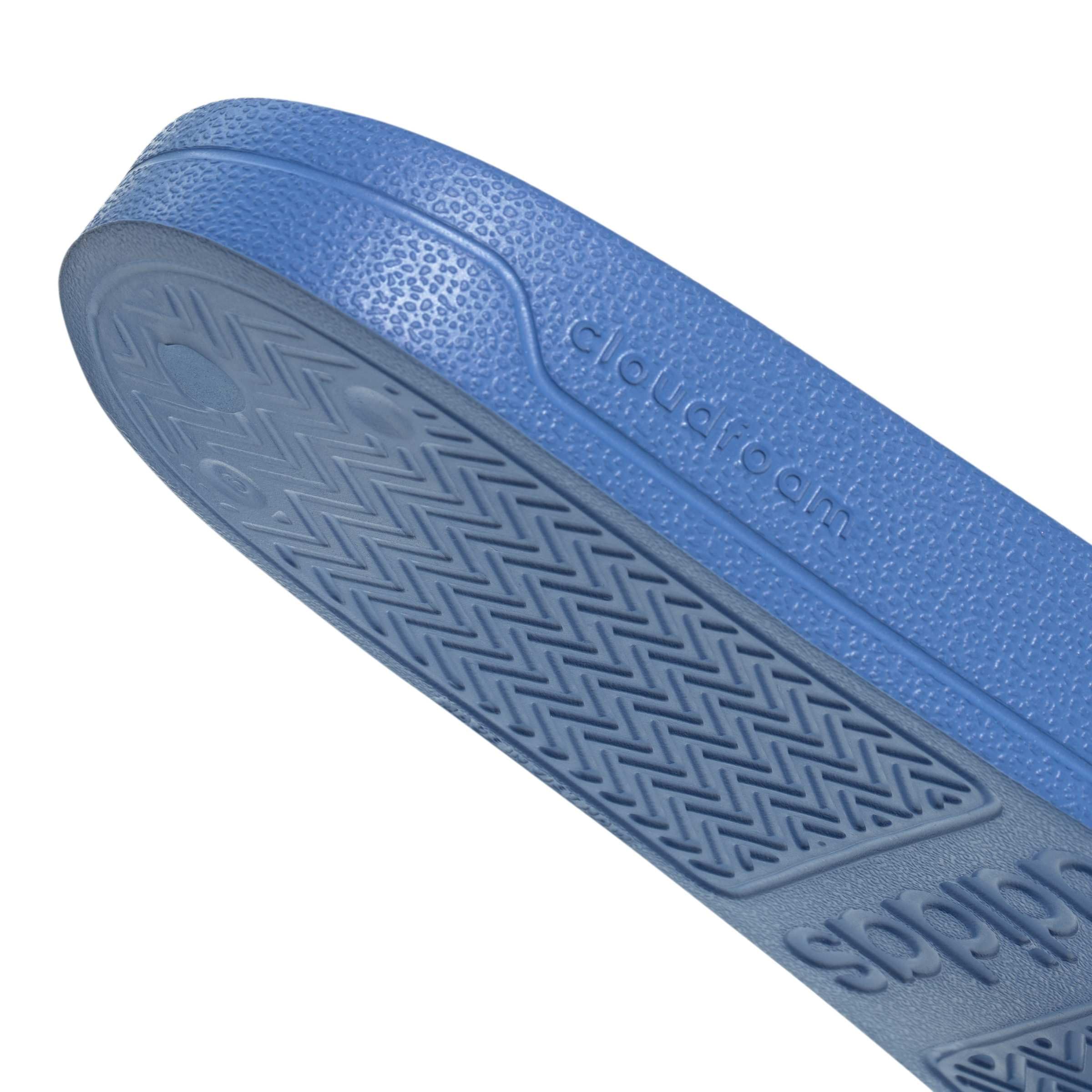 adidas Unisex Adilette Shower Slides, ray blue/yellow/ftwr white, 48.5 EU