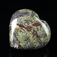 Vista 6 de Crocon Juego de piedras de sangre de dragón de 1.969 in, con forma de corazón grande, 450 quilates, bolsillo de cristal curativo, colección