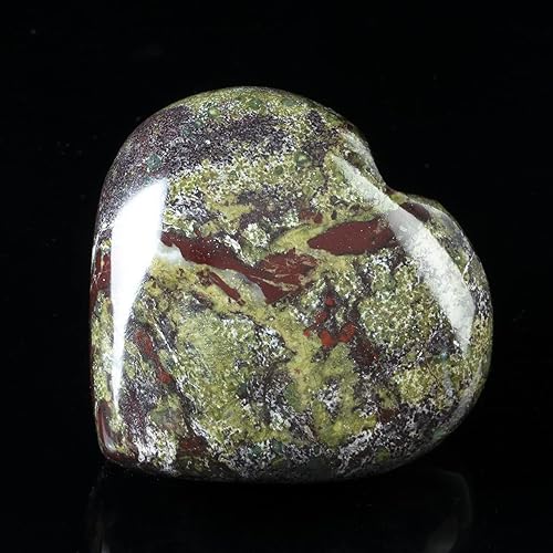 Miniatura 6 de Crocon Juego de piedras de sangre de dragón de 1.969 in, con forma de corazón grande, 450 quilates, bolsillo de cristal curativo, colección de