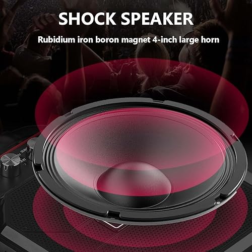 Miniatura 5 de Altavoces Bluetooth Inalámbricos Mini Altavoz Doble Subwoofer Compatible con Radio FM Altavoces Bluetooth Altavoces portátiles al aire libre para