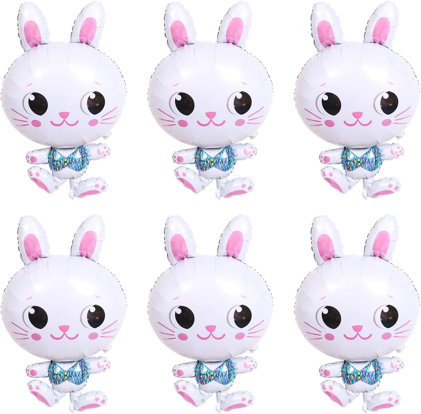 Balloon Rabbit Toy Amazon.com: White Rabbit Balloons Rabbit Shape Balloon Animal Aluminum ...