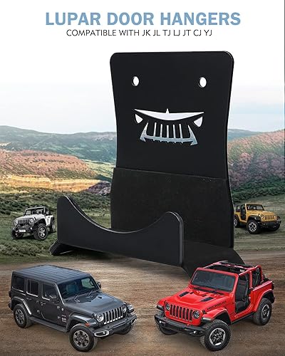 Miniatura 7 de Perchas de almacenamiento para puerta compatibles con Jeep soporte de almacenamiento extraíble para puerta con forro de goma compatible con Jeep