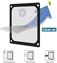 HASTHIP 120mm PC Fan Dust Filter Mesh Guard Aluminum Alloy Stainless Black gallery image