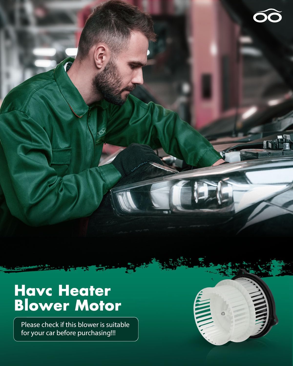 615-58503B, 700172 HVAC Blower Motor SCITOO ABS Plastic Heater Blower Motor with Fan Air Conditioning Compatible with 2004-2006 for Scion for xA /2004-2006 for Scion for xB /00-05 for Toyota for Echo