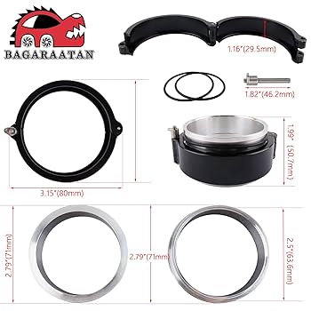 Amazon.com: BAGARAATAN Aluminum Quick Release V-Band Clamp