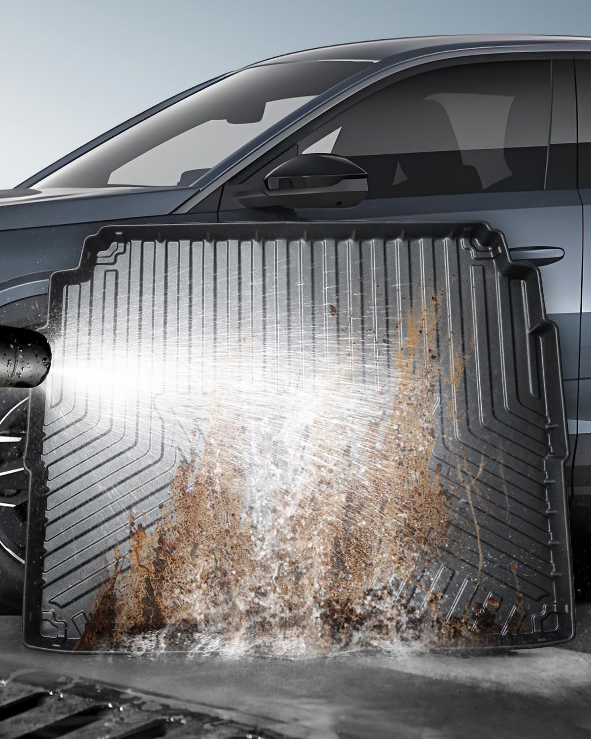 TPE Alfombrillas Maletero para Peugeot 3008 II 2016-2023 | Alfombras Maletero Originales, Protector Maletero Antideslizantes e Impermeables, Funda Maletero con Bordes Elevados