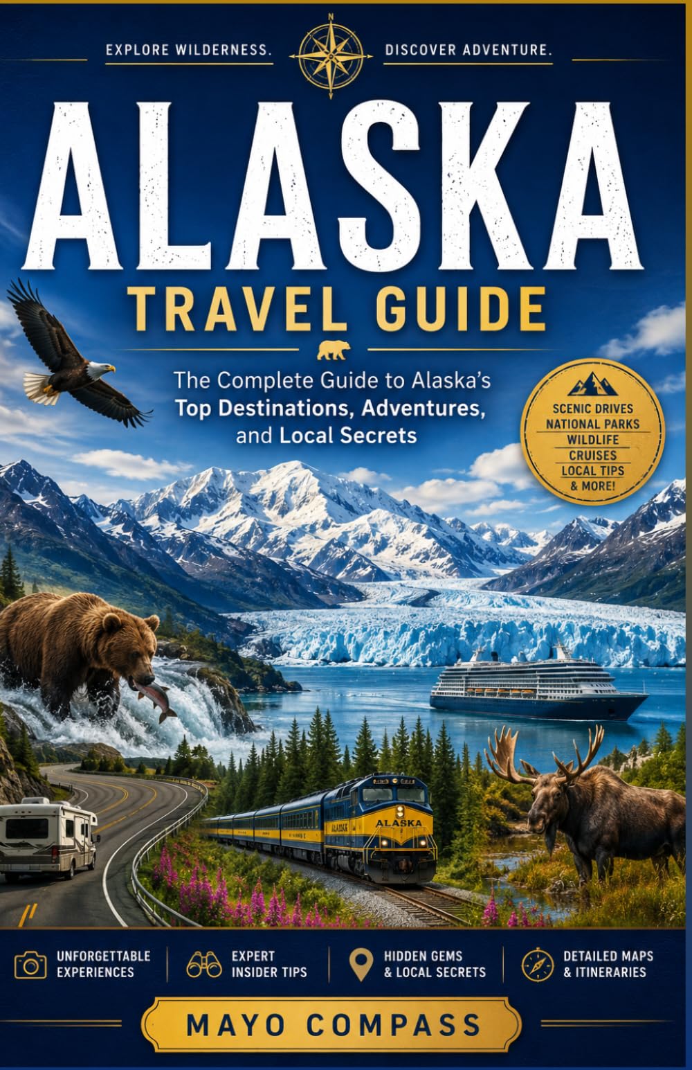 ALASKA TRAVEL GUIDE: A Complete Road Trip, Cruise & Itinerary Planner for First-Time Visitors, Budget Travel, and National Parks