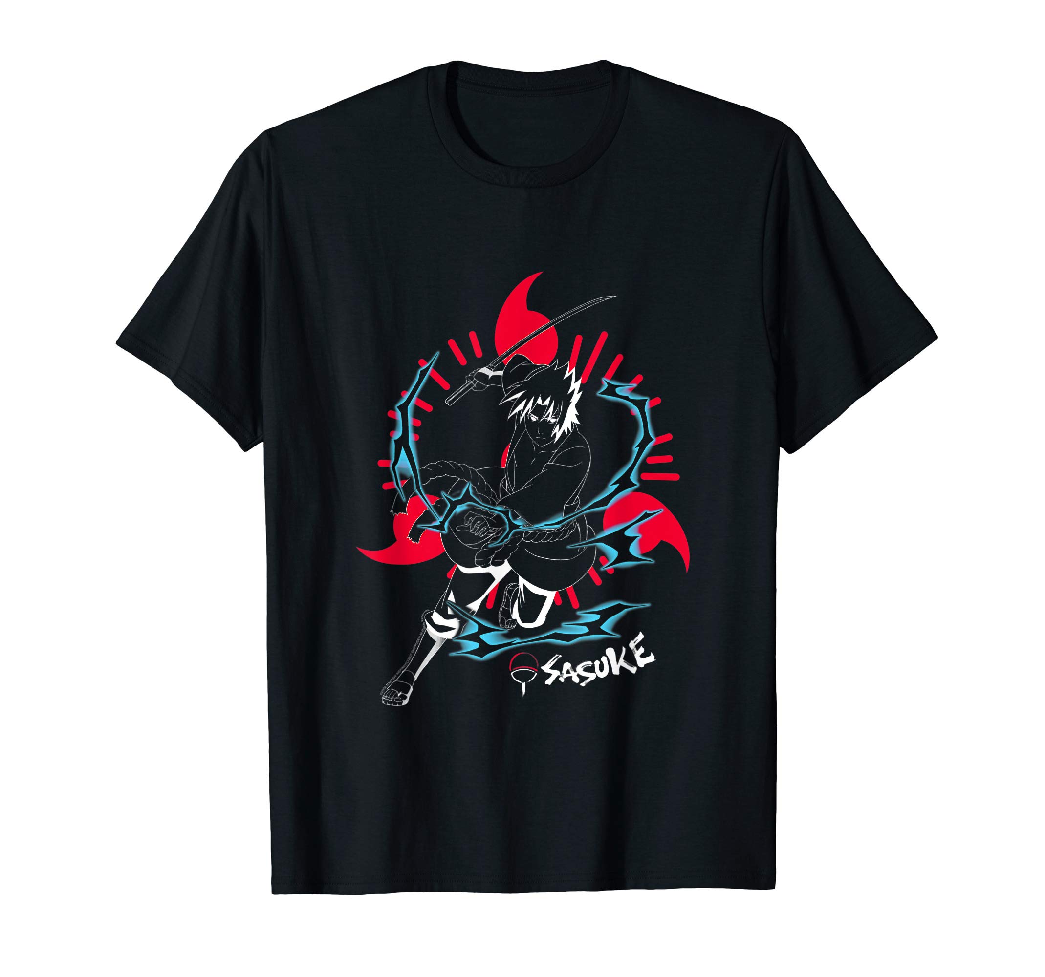 Shippuden Sasuke Inverted with Sharingan Anime T-Shirt
