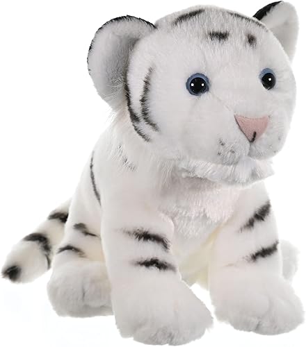 Wild Republic Peluche de cachorro de tigre blanco, 12 pulgadas