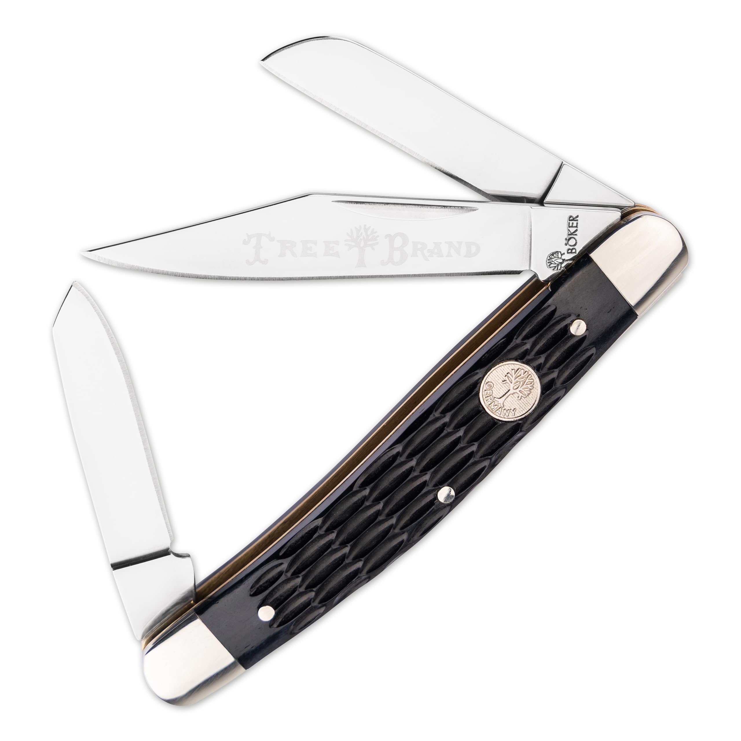 Amazon.com: BOKER TREEBRAND - Lg Stockman Jigged Black - Multi 
