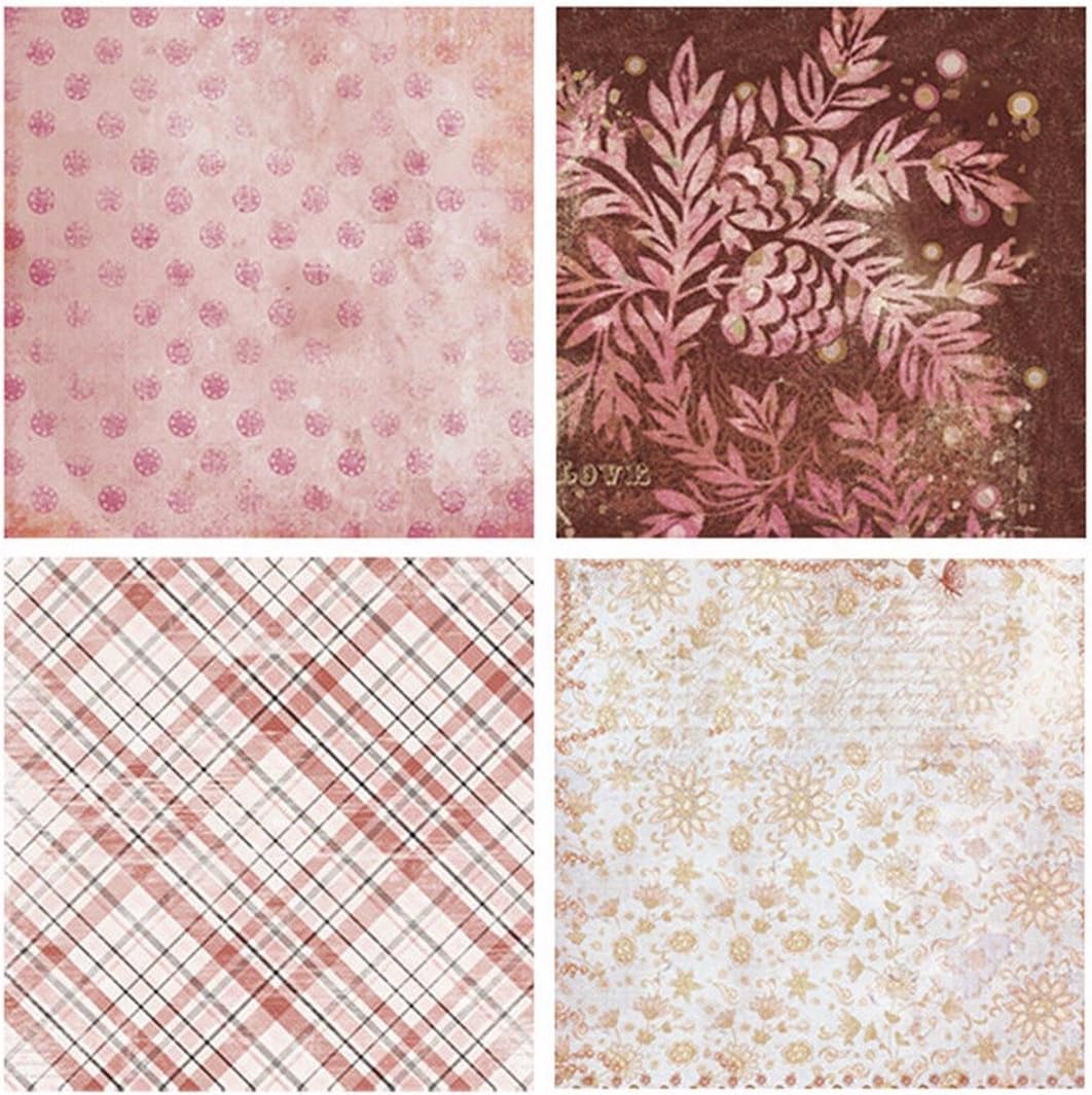 Paquet De Papier Numérique Vintage, Motifs Sans Couture Shabby Chic