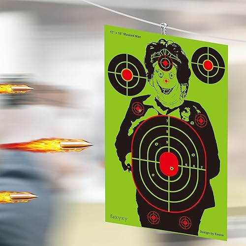 Miniatura 9 de Objetivos de disparo zombi para The Range- 12 x 18 pulgadas, 20 hojas divertidas de papel para todas las pistolas BB, armas de fuego, airsoft y