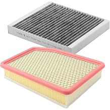 Comb Engine Cabin Air Filter for Gmc Sierra 3500 Hd 6.6L V8 2025 2024 2023 2022 2021 2020 Except Diesel