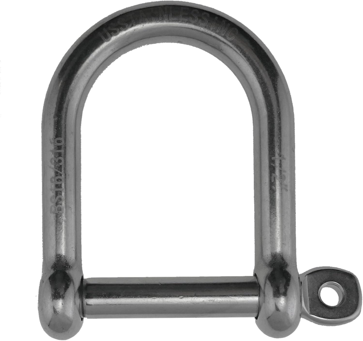 Stainless Steel 316 Wide D Shackle