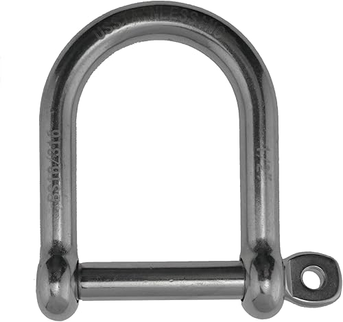Miniatura 10 de Stainless Steel 316 Wide D Shackle