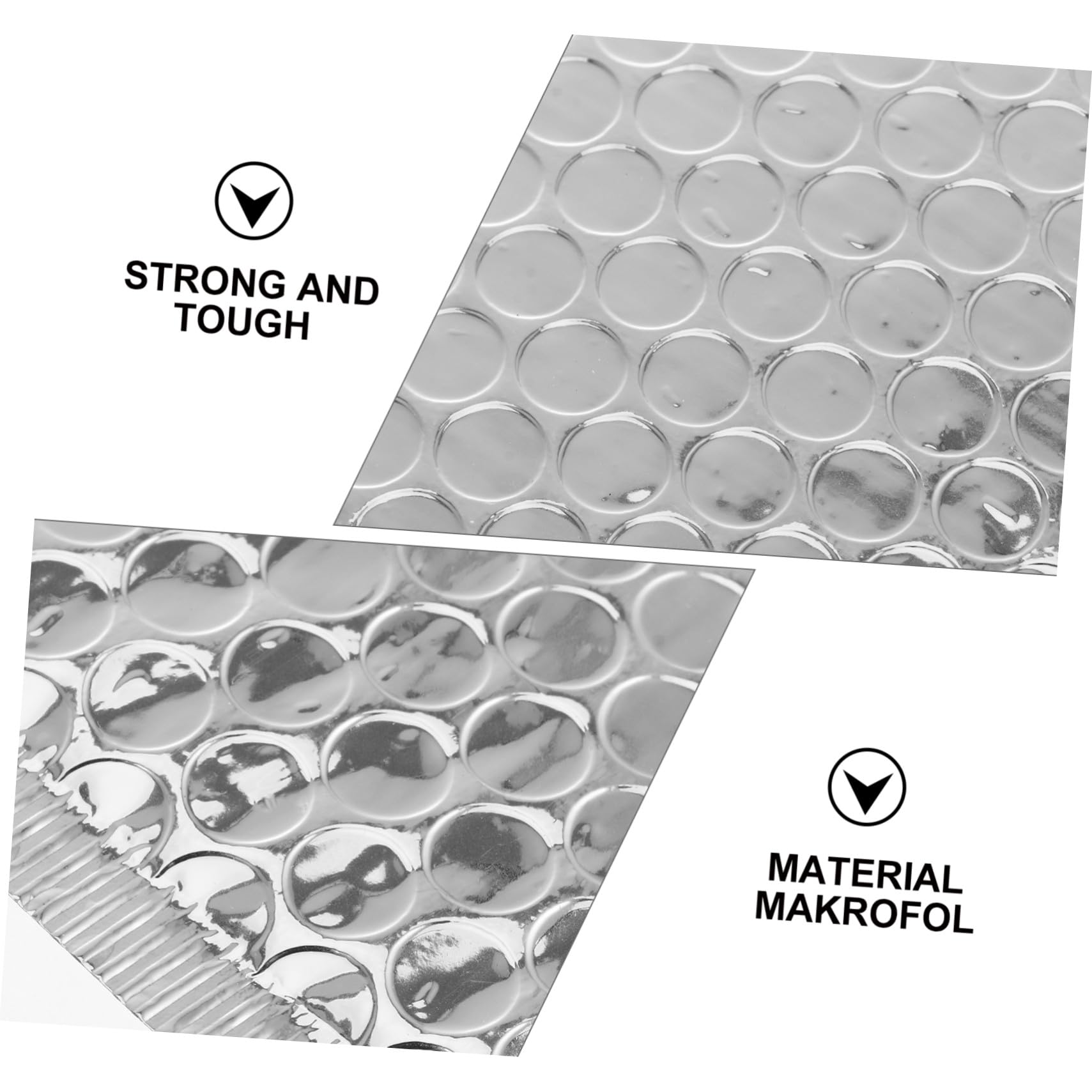 100 Stück Gepolsterte Versandtaschen Selbstklebend Silber Versandtaschen Gepolstert Briefumschläge Luftpolster Versandhüllen Wasserabweisend Leichte Mailing Bags