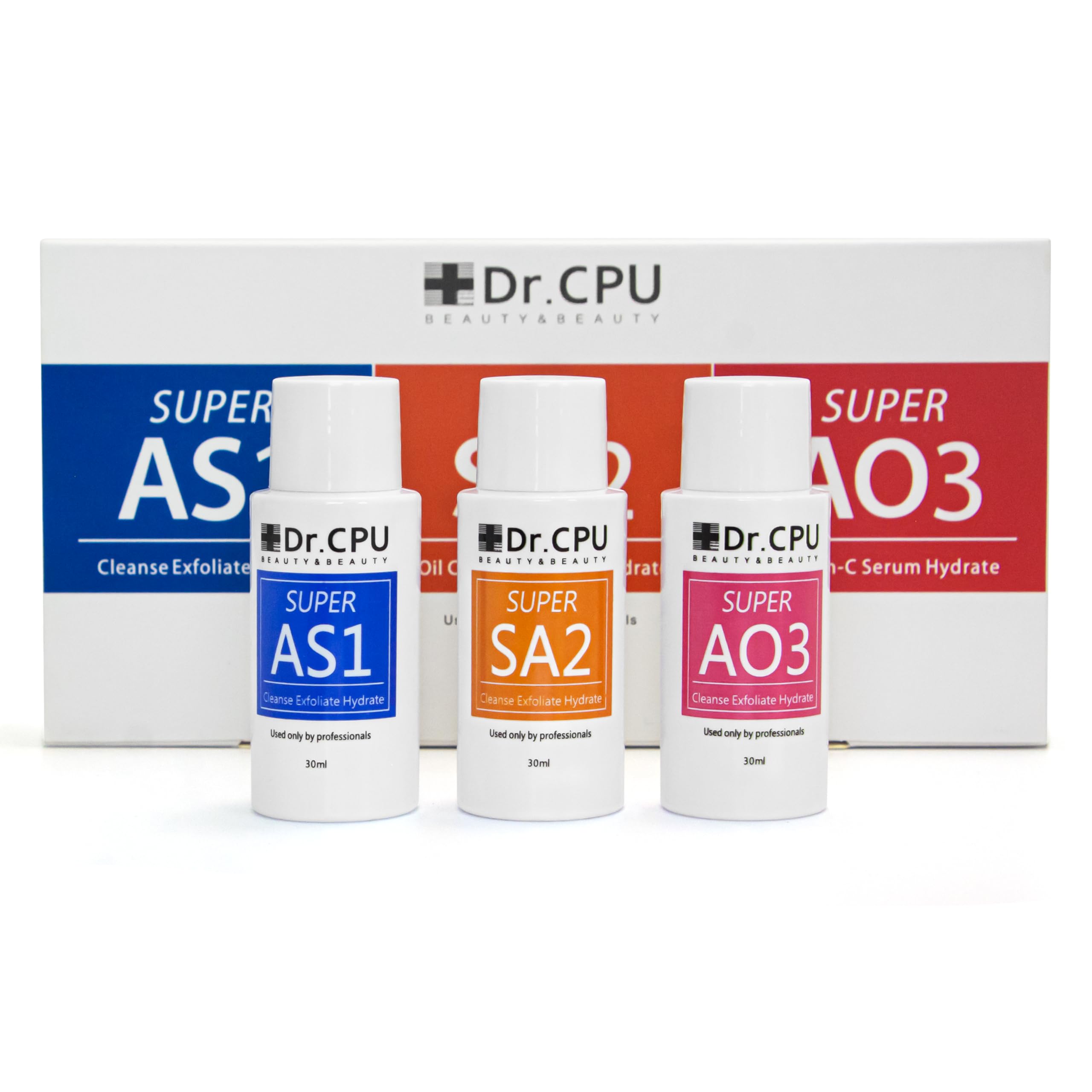 Skincare Face Serum Aqua Peel Concentrated Solution 30ml Aqua Facial Serum AS1 SA2 AO3 One Set ETCCS123T (3 Color)