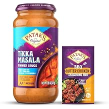 Patak's Tikka Masala Simmer Sauce Tikka Masala Simmer Sauce & BBQ Butter Chicken Seasoning Rub