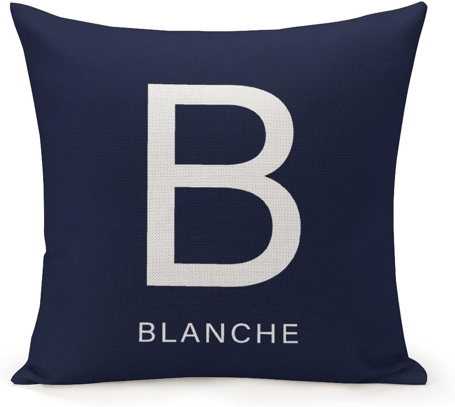 Personalized Alphabet B Decorative Throw Pillow Covers