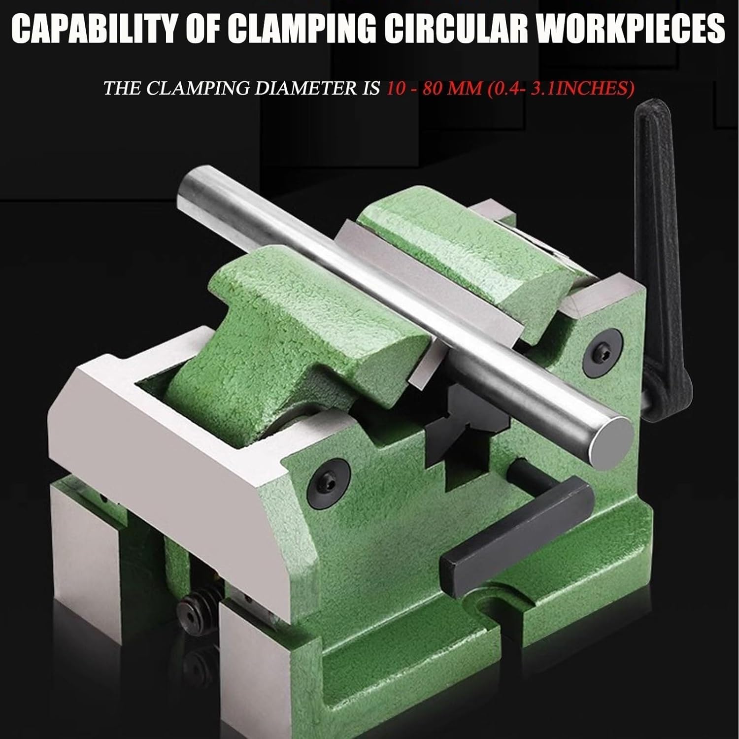 Heavy Duty Pipe Wrench Adjustable 3 Inch Bench Vise with Fixed Bar Ideal for Clamping Round Workpieces Durable Work Suitable for Metalworking Repair and Fabrication