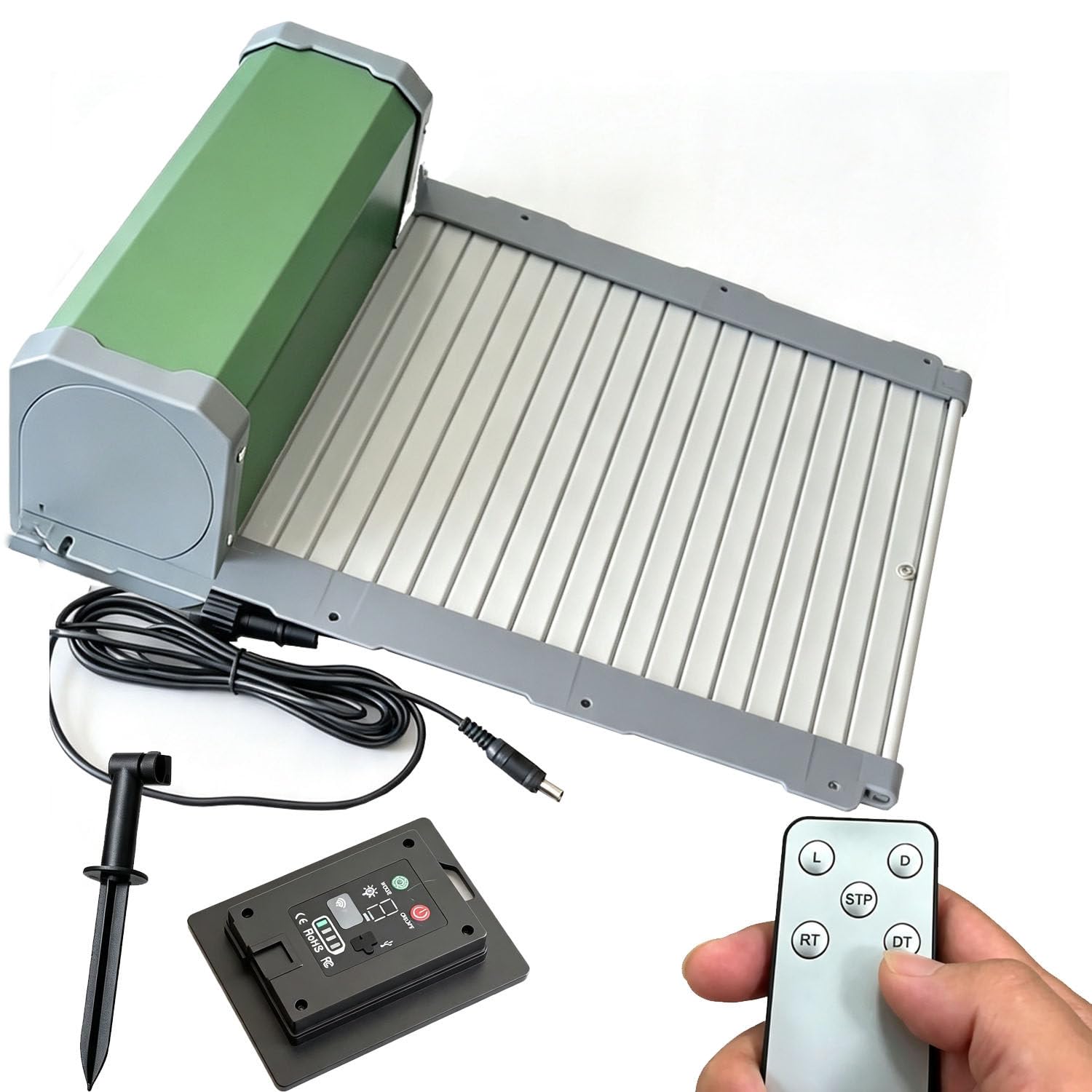 Puerta gallinero Solar autónoma Kit Completo Accesorios Montaje DIY | Puerta gallinero solar accesorios completos con guía ilustrada multilingüe para criadores principiantes de bricolaje