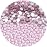 NCB 3000pcs Flatback Round Glass Nail Art Rhinestones Crystal for DIY Making Accessories Shoes, Clothes, Face Art, Bags, Manicure (Lt. Rose, SS6 3000pcs)