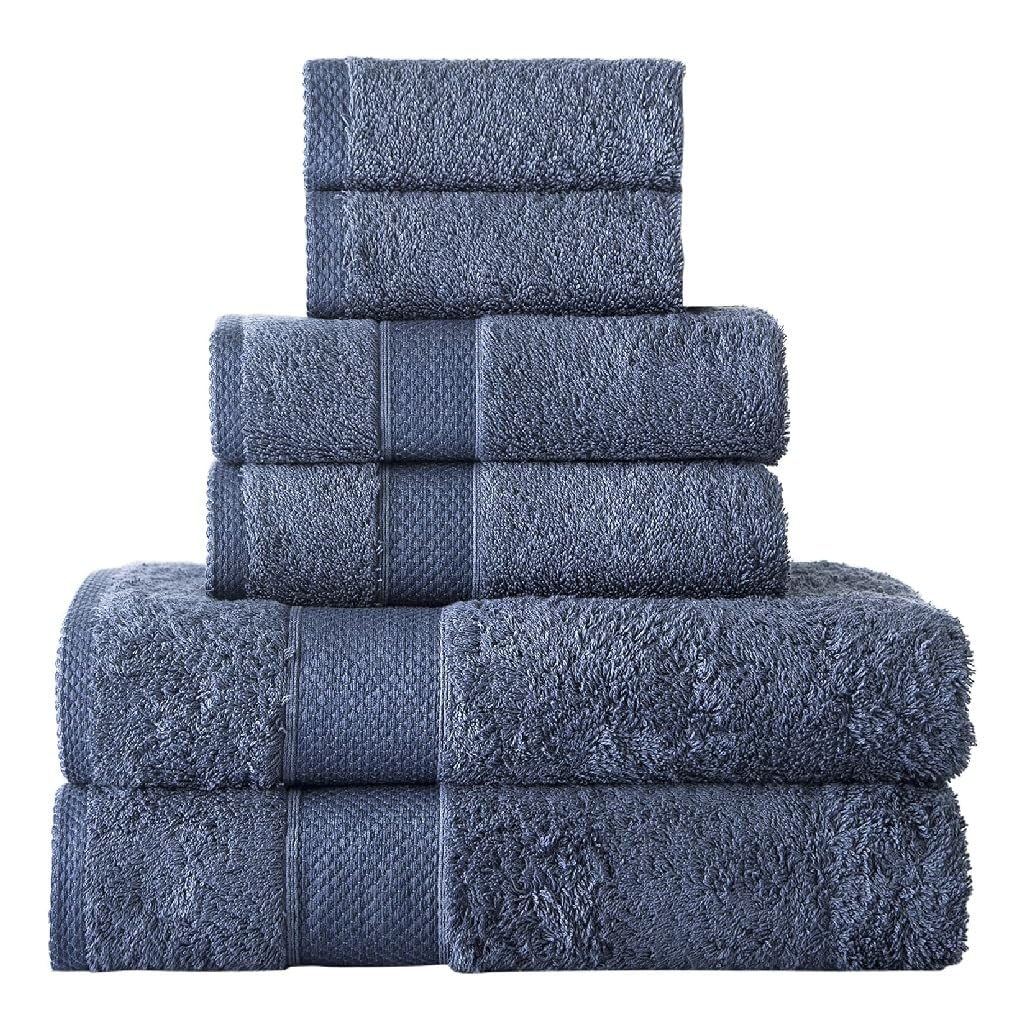 Coton à séchage rapide pour cet ensemble de serviettes de bain absorbantes