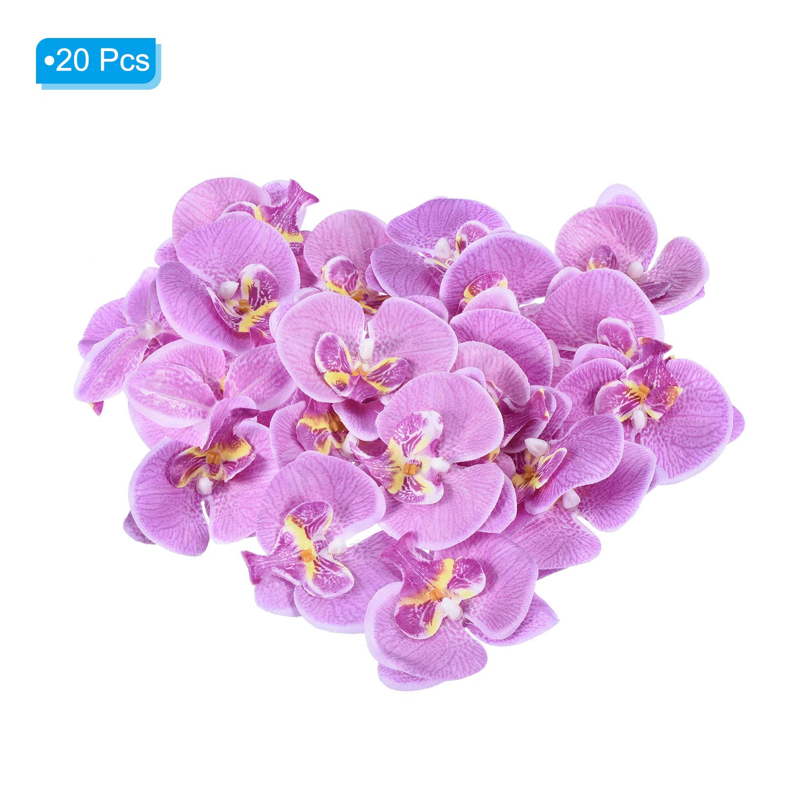 PATIKIL 7cm/2.8" Artificial Orchid Flower Heads - Image 3