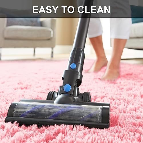 Miniatura 7 de Ophanie Alfombras para sala de estar, de 6 x 9 pies, color rosa, grande, mullido, mullido, suave, para sala de estar, dormitorio, habitación de