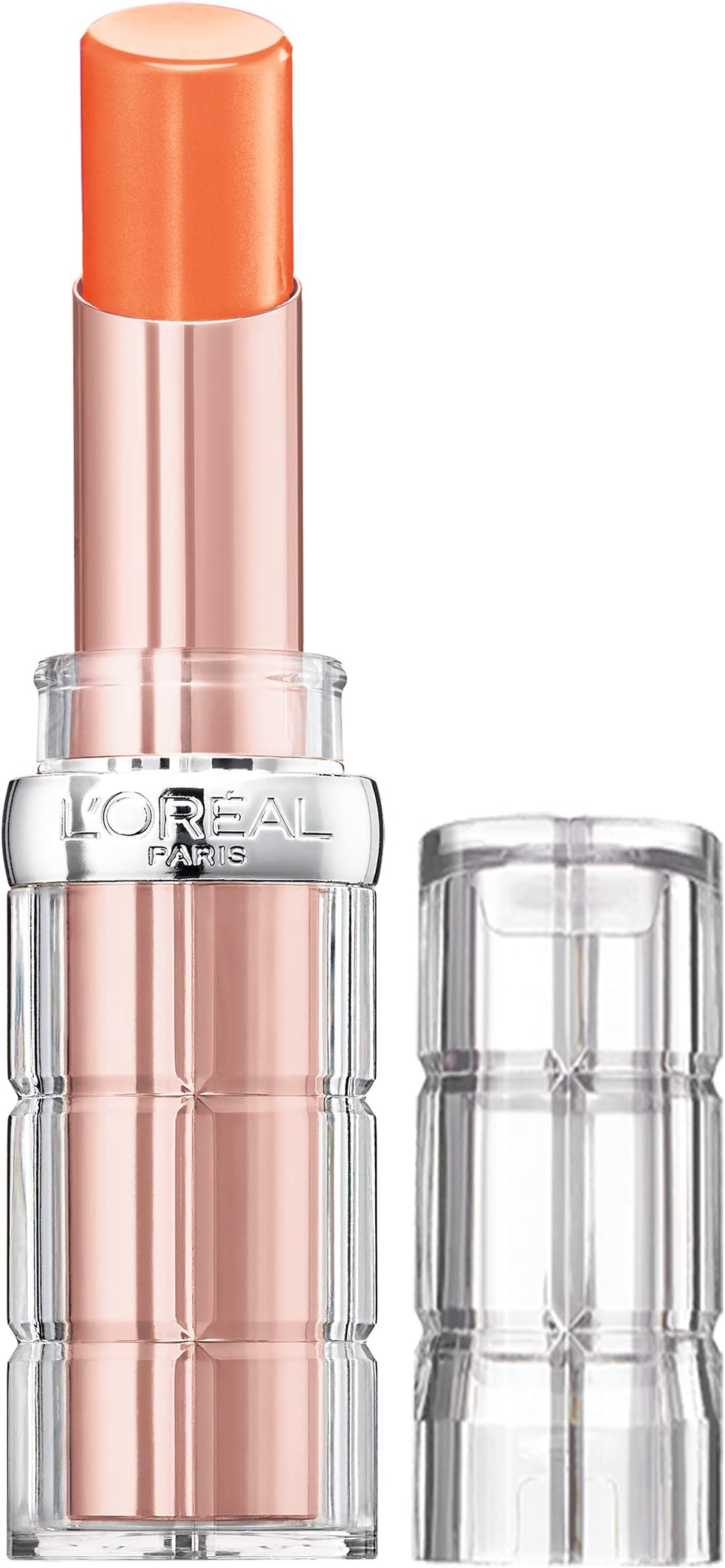 L’Oréal Paris Makeup Colour Riche Plump and Shine Lipstick, for Glossy, Radiant, Visibly Fuller Lips with an All-Day Moisturized Feel, Nectarine Plump, 0.1 oz.