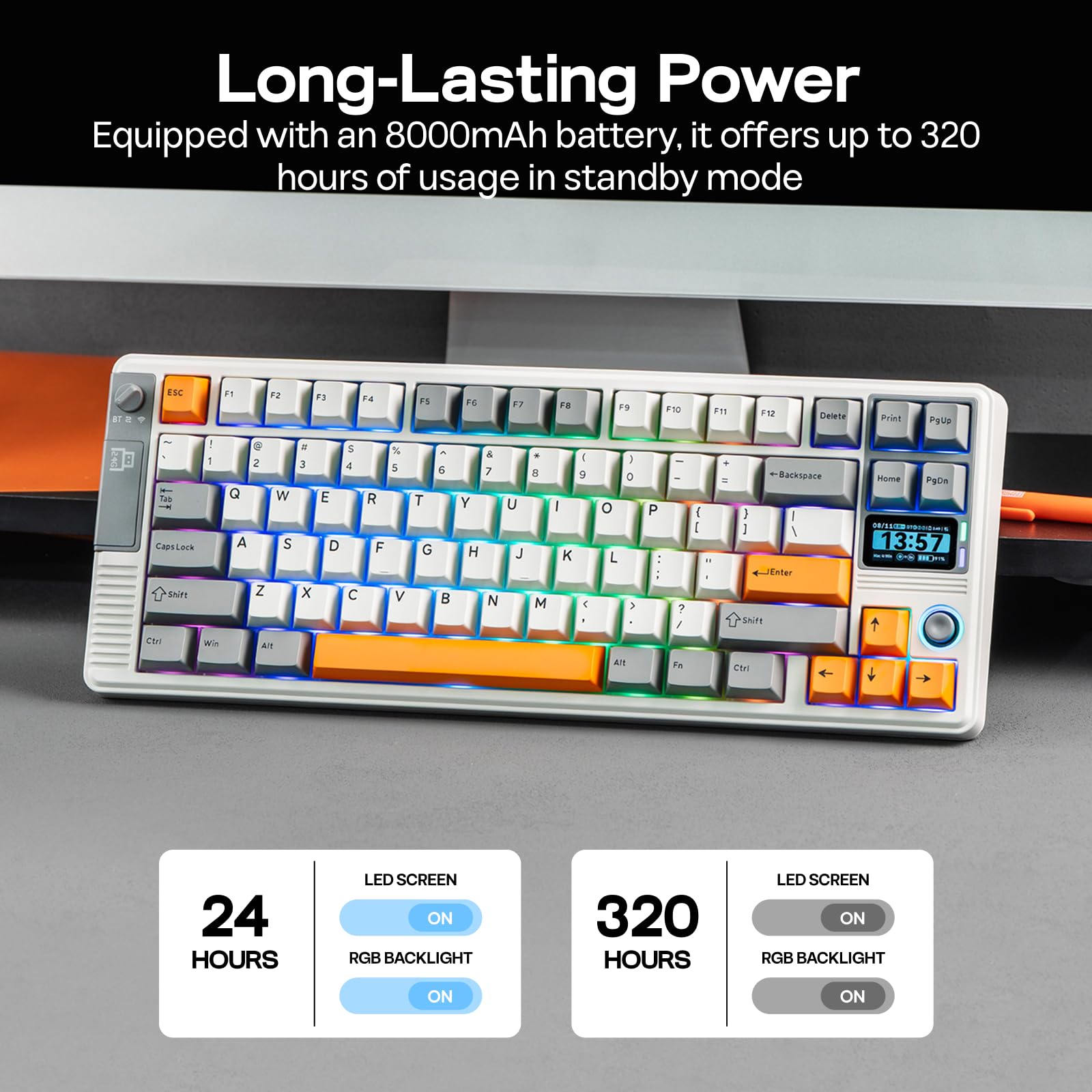Amazon.co.jp: EPOMAKER RT85 Wireless Gaming Keyboard with Joystick