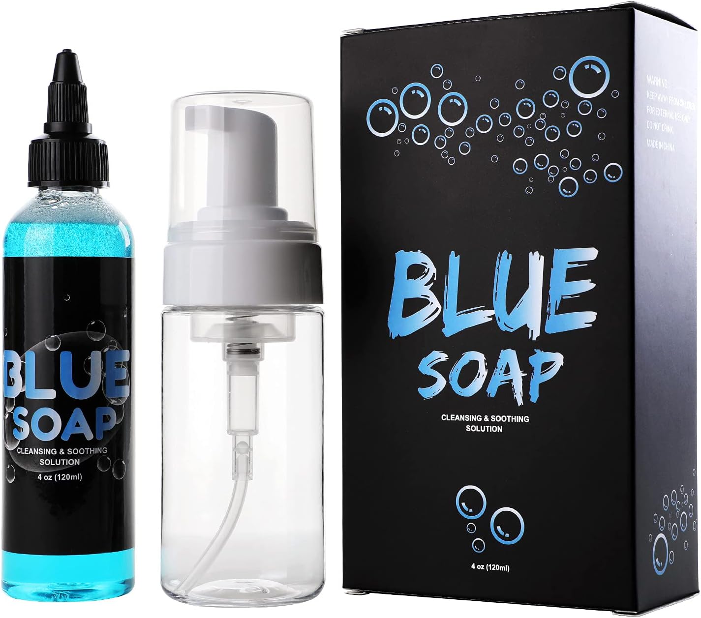 Stigma Blue Soap Tattoo Highly Concentrated Neutral 120ml/4oz Liquid Wash Cleansing Soap for Tattoo and Hand Washing TS301-4OZ-3A