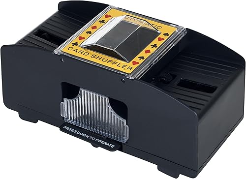 Miniatura 9 de Trademark Poker Barajador de cartas Texas Holdem, negro, 1-2 mazos