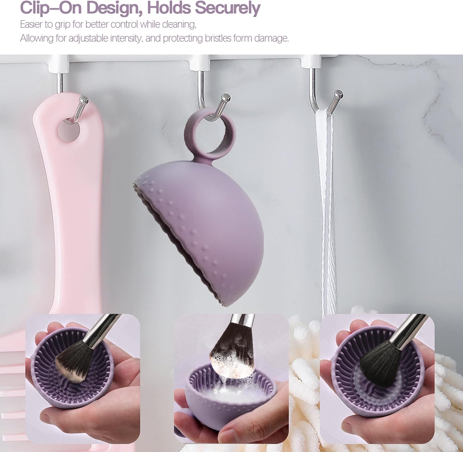 Limpador de pincéis de maquiagem de silicone, tigela de escova, ferramenta de lavagem portátil, limpador de pincéis cosméticos (cinza) Limpador de pincéis de maquiagem de silicone, tigela de escova, ferramenta de lavagem portátil, limpador de pincéis cosméticos (cinza)