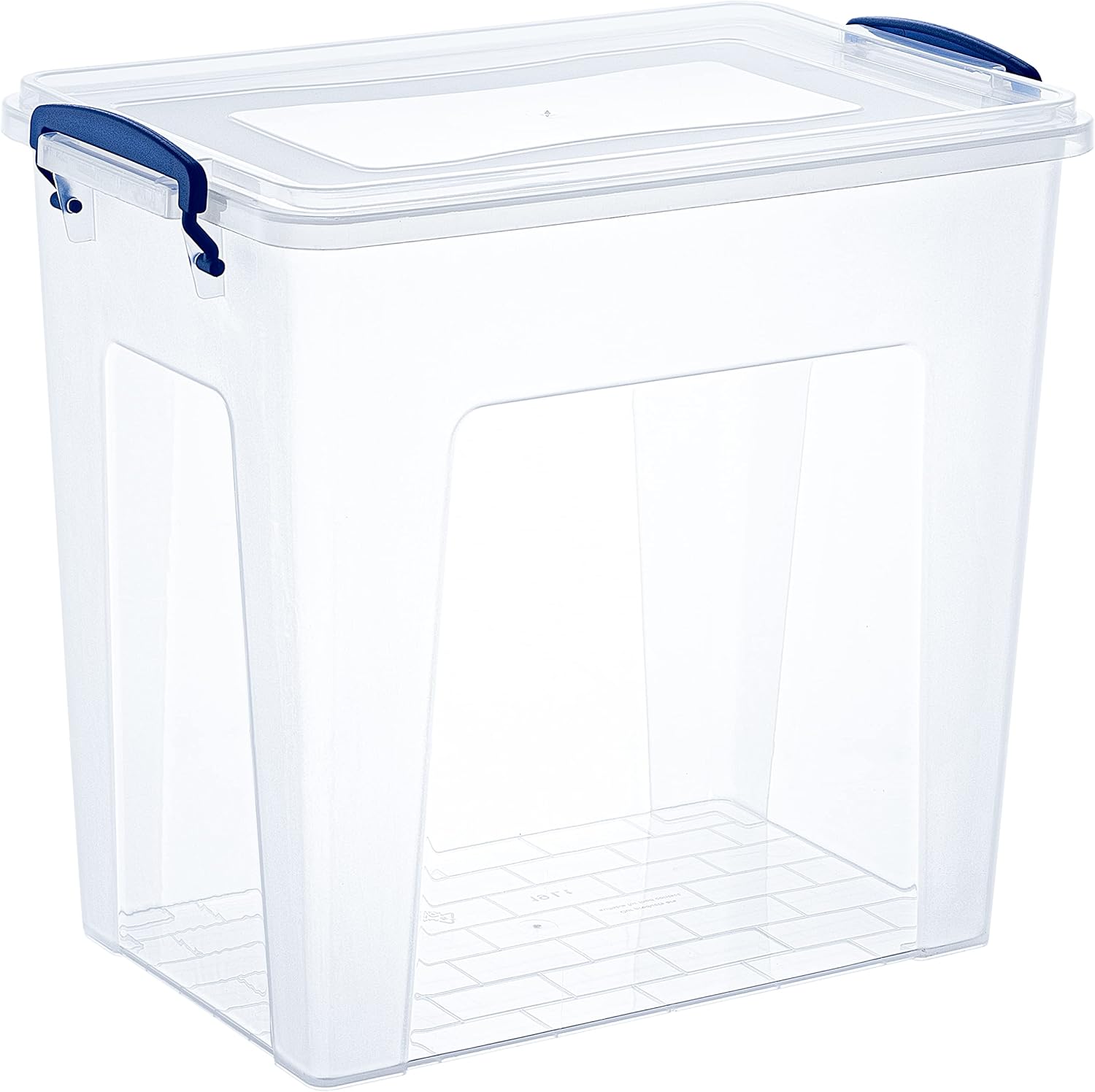 Superio Clear Storage Box with Lid, Plastic Container Bin
