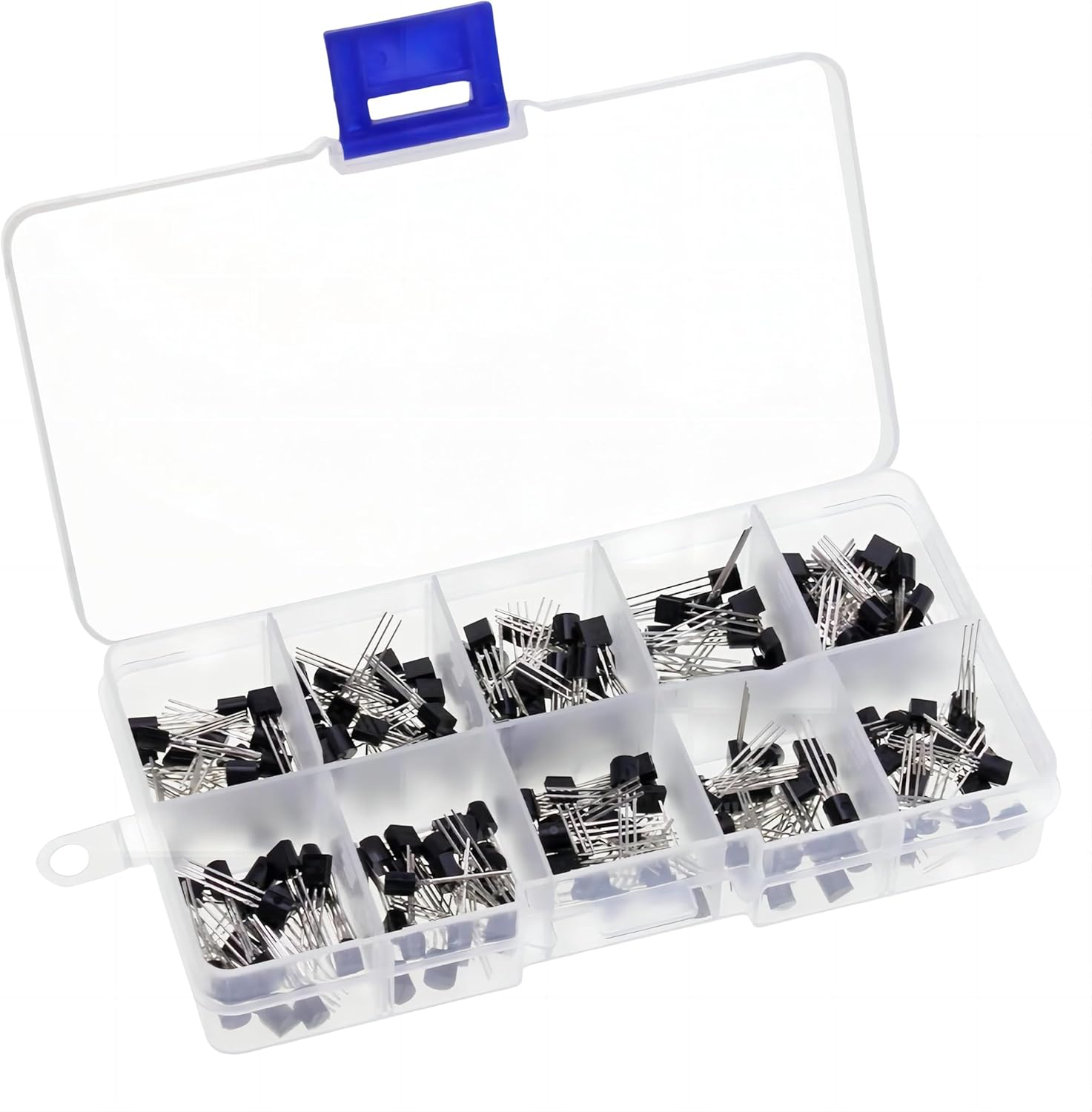 Buy Ted Lele 250Pcs 10-Values Transistor Kit, 2N2222 2N3904 2N3906