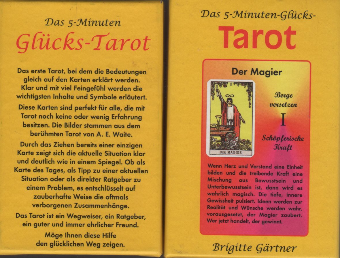 Das 5Minuten Tarot Gärtner, Brigitte Amazon.de Bücher