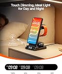 Magnetic Wireless Charger for Samsung S26 Ultra/S26+/S26/S25/S24/Z Flip 7/Z Fold, 3 in 1 Wireless Charging Station for Galaxy Watch 8 Classic/8/Ultra/7/6/5, for Galaxy Buds 3 Pro (No Adapter) | SwanScout C01SM, Requires a Magnetic Case, 3 in 1 Chargi