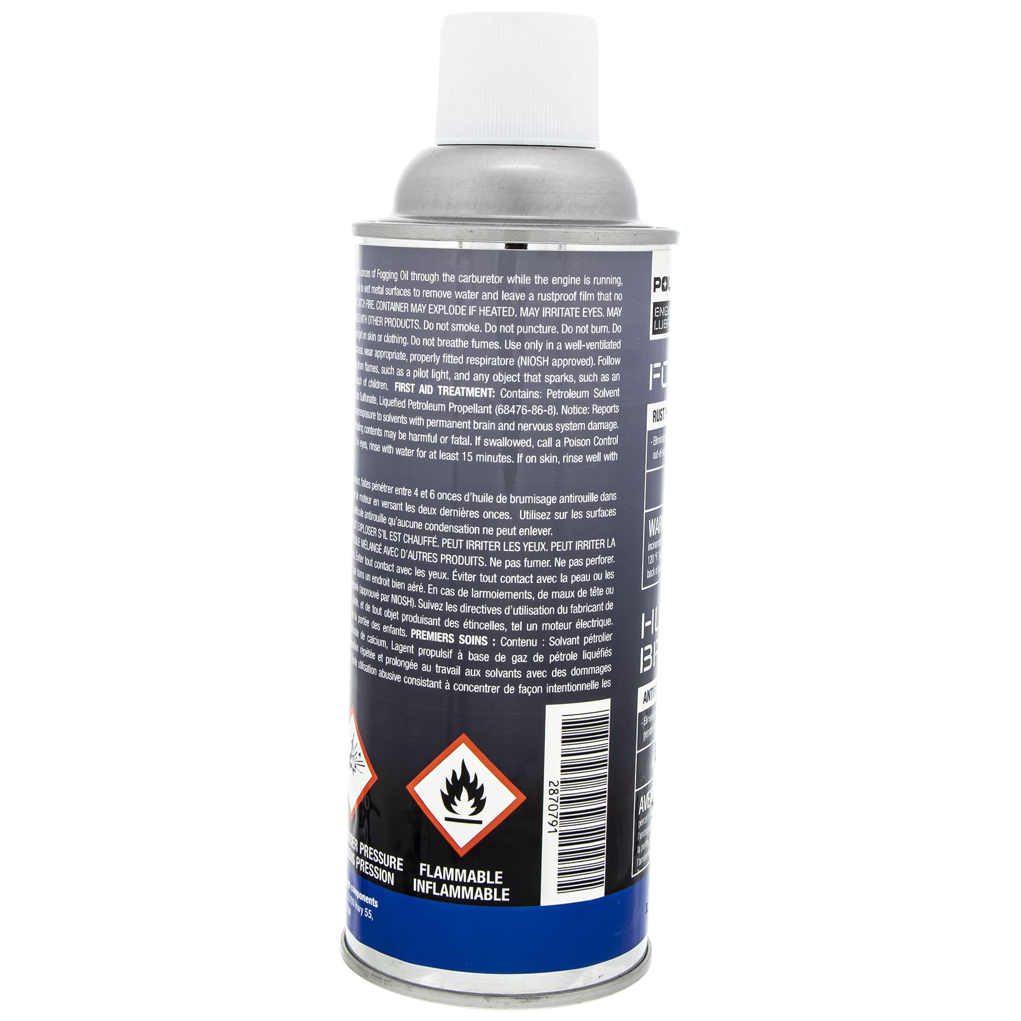 Polaris Fogging Oil 2870791 12oz Aerosol Can Rust Corrosion Preventative ATV UTV Snowmobiles