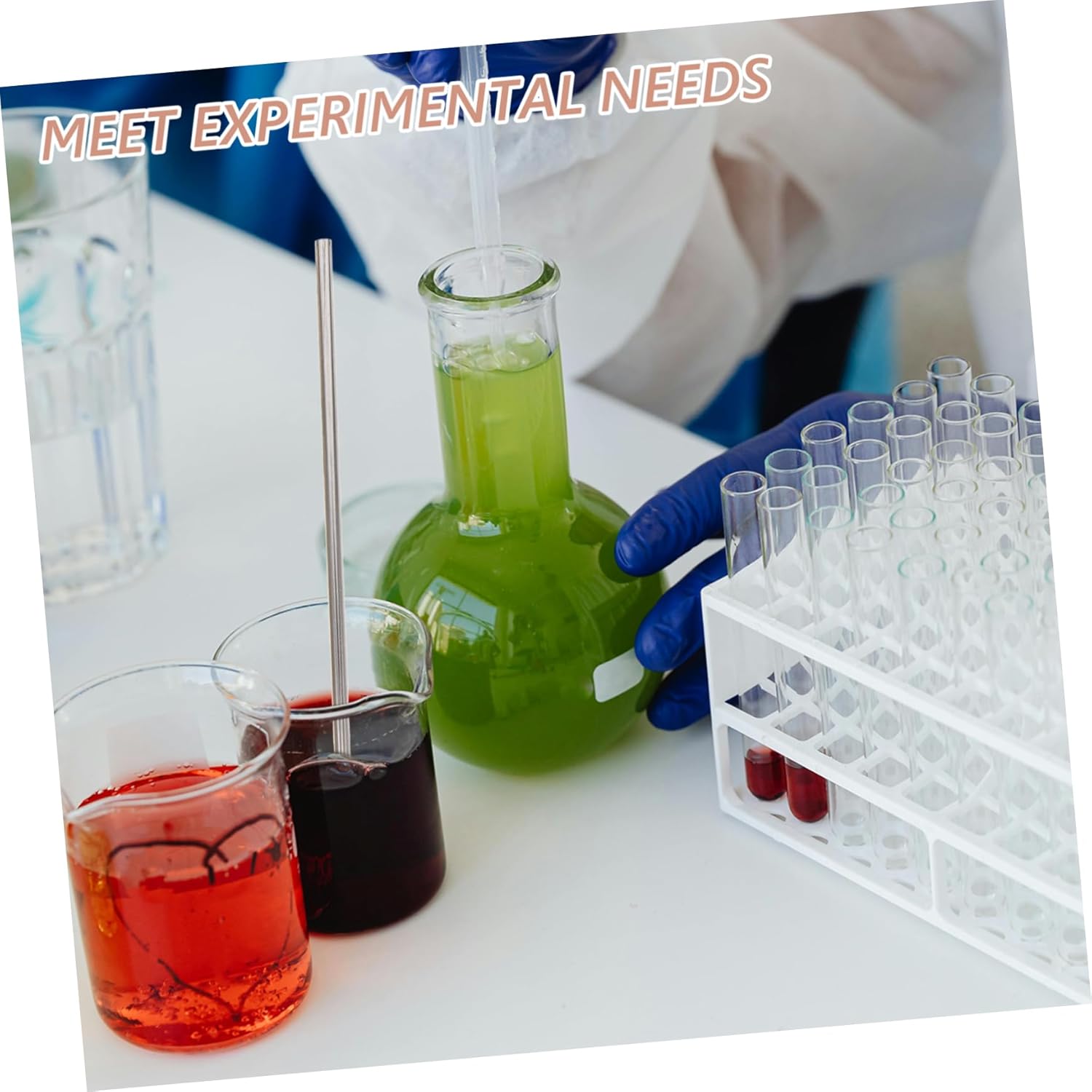 40pcs Metal and Plastic Rods for Crafting Heat Conductivity Experiment Materials Accurate Dimensions for Lab Use Versatile Crafting Supplies