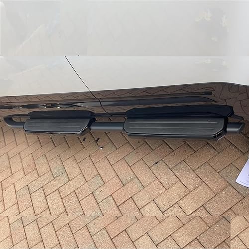 Miniatura 3 de Estribos negros para Land Rover Defender 110 130 2020-2024 2025 - Estribos laterales para barra nerf protectora Pedales 4 puertas