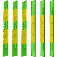 6 Pack Bee Hive Entrance Reducer Beehive Entrance Gates Bee Hive Plastic Reducer Guards Bee Hive Mouse Guard Beehive Tool Beekeeping Supplies for Professional Beekeeper or Beginner, Length 14.76 Inch