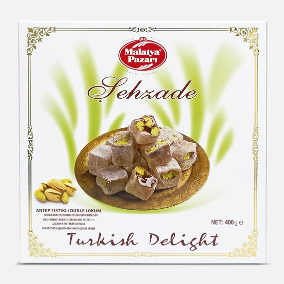 Malatya Pazarı Şehzade Fıstıklı Duble Lokum 400 Gr