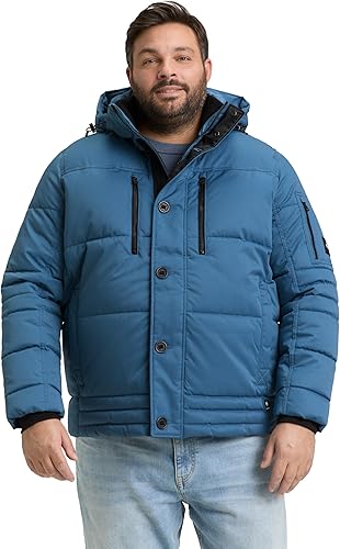 TOM TAILOR 1049394 Chaqueta, 38224-Real Teal Blue, 5XL Hombres