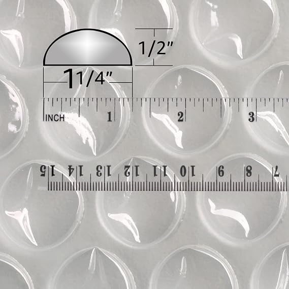 Bubble Cushioning Protective Packaging Large 1/2 (12 Wide x 65' Length)