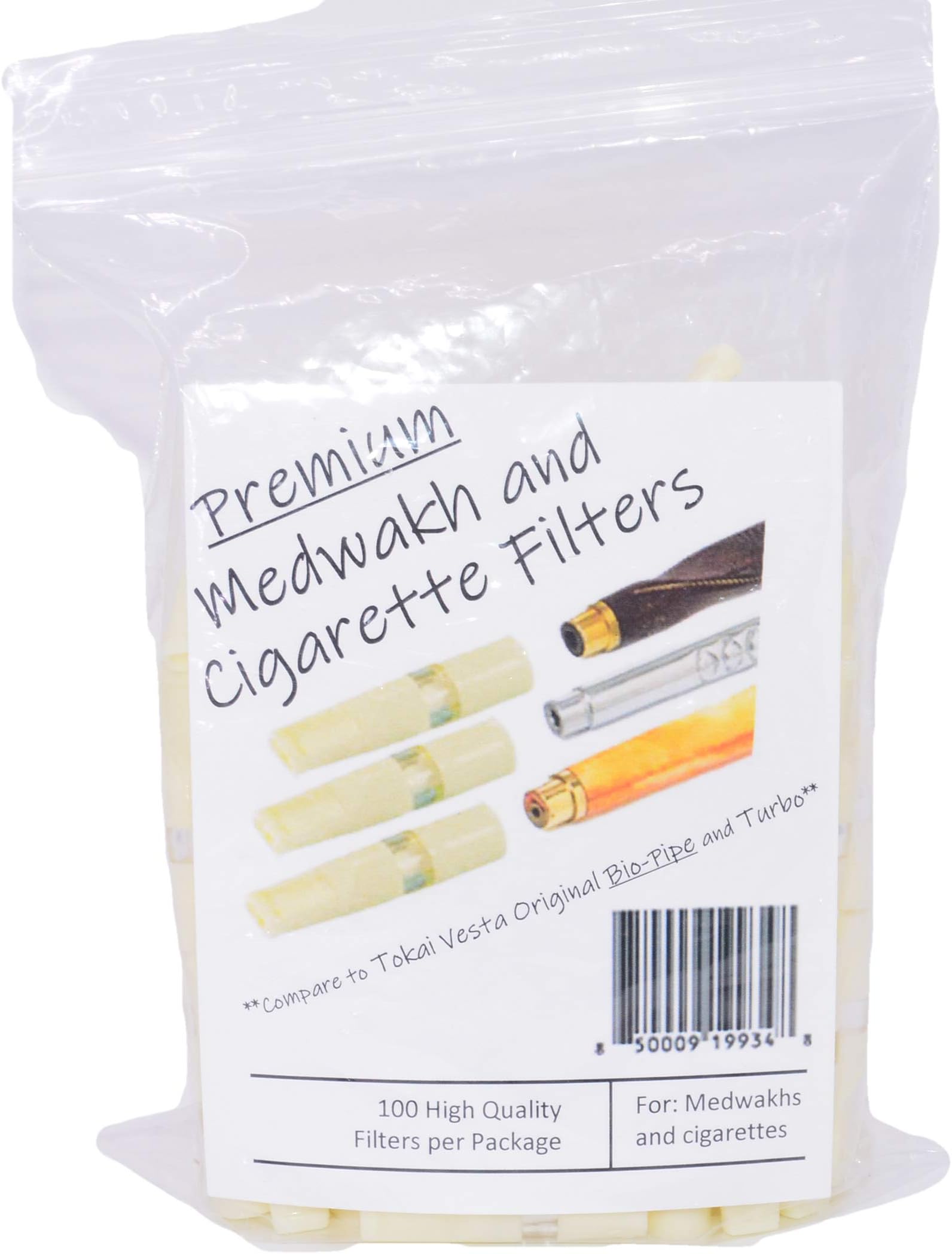 Premium Medwakh Filter - Bulk Economy Pack (100 Filters)