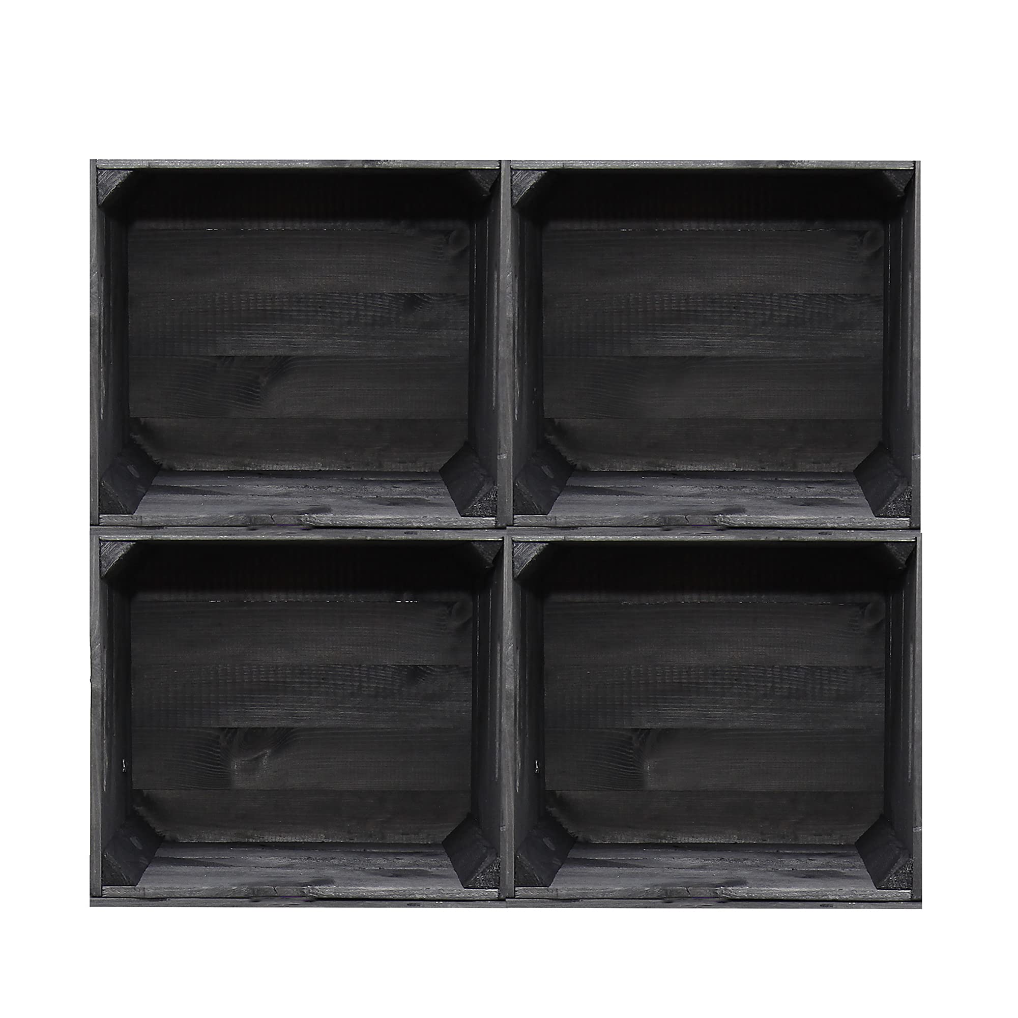 Novaliv Kallax Opbergdozen 30 x 30 x 30 cm - Kunststof Boxen voor Kallax-rek - 6 Stuks Vouwbare Manden - Ideaal als Opbergkisten