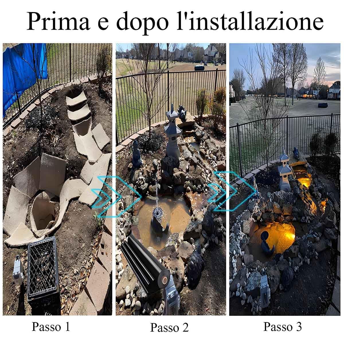 Generico Telo Flessibile in EPDM per laghetti - Pellicola Nera per Piscine, 3x4 Piedi, 9,84x13,12 Piedi, 11,5x16,4 Piedi, 11,5x36,08 Piedi - Spessore Resistente di 0,12 mm per laghetti, fontane e Gia