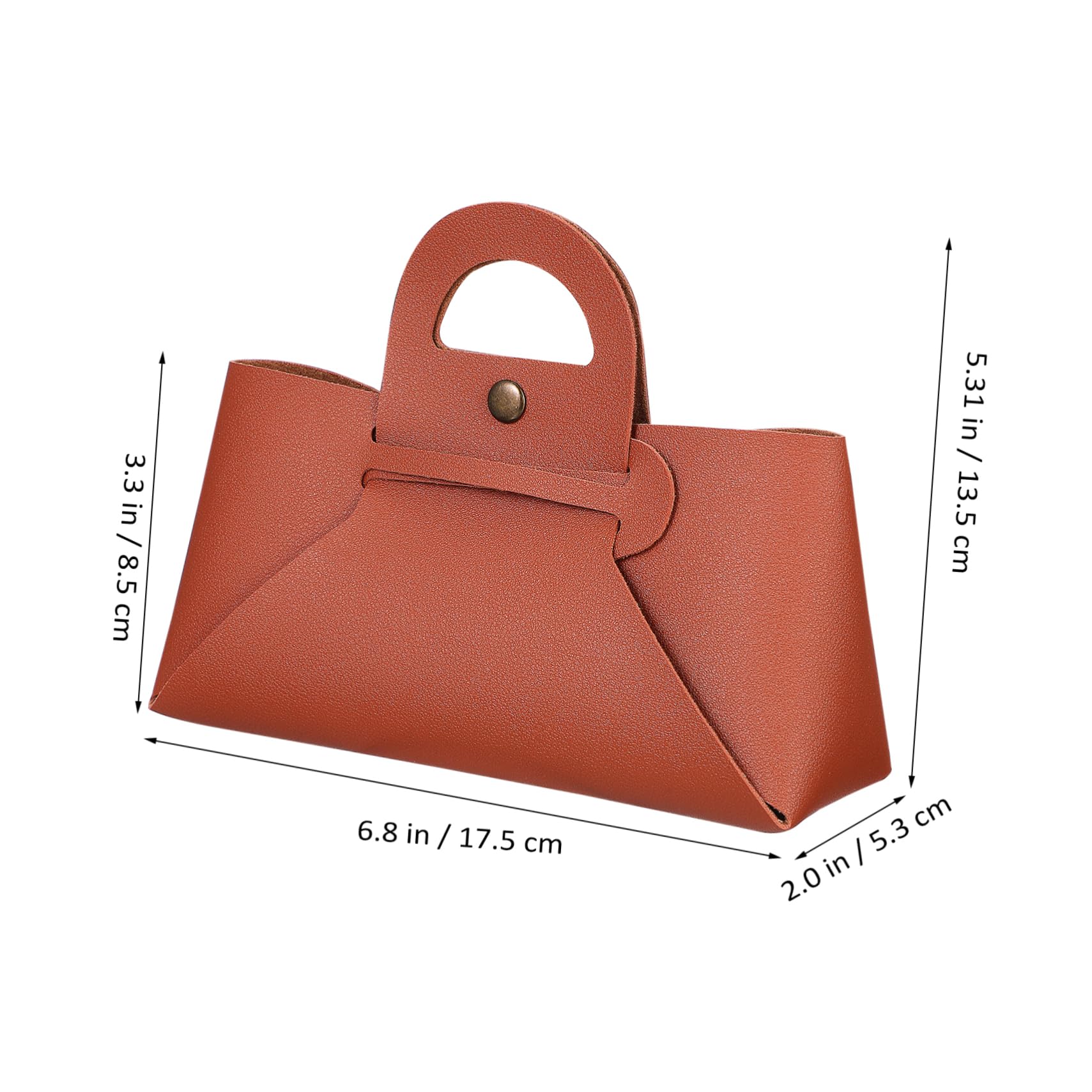 Healvian Estuche De Gafas De Sol 4 Piezas Bolsa De Cuero Diseño Elegante Resistente